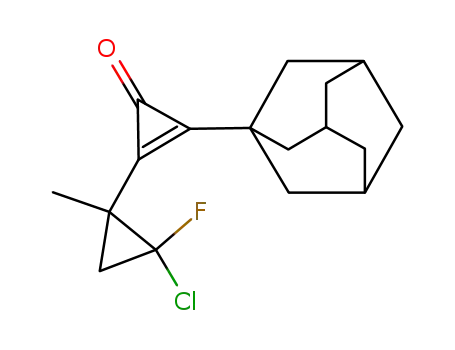 1-adamantyl-2-(2-chloro-2-fluoro-1-methylcyclopropyl)-cyclopropenone