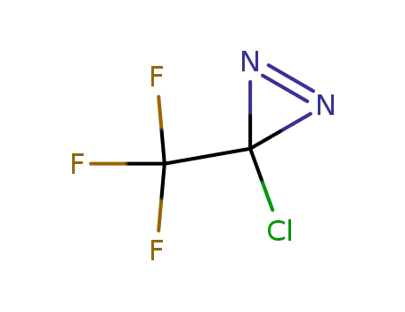 Molecular Structure of 58911-30-1 (3-CHLORO-3-TRIFLUOROMETHYLDIAZIRINE			)