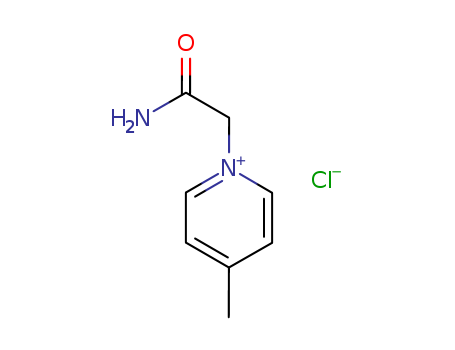 Pyridinium, 1-(2-amino-2-oxoethyl)-4-methyl-, chloride(1:1)