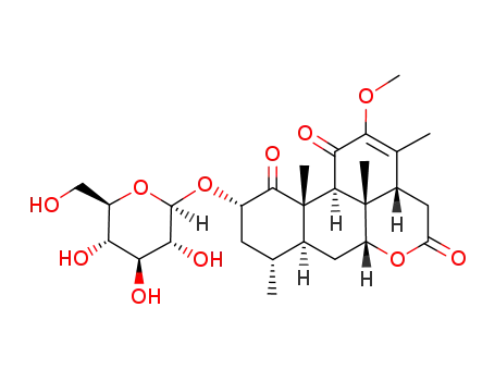 2α-(β-D-글루코피라노실옥시)-12-메톡시피크라스-12-엔-1,11,16-트리온