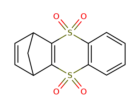Molecular Structure of 143726-50-5 (1,4-Methanothianthrene, 1,4-dihydro-, 5,5,10,10-tetraoxide)