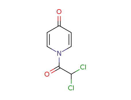 Molecular Structure of 74669-37-7 (4(1H)-Pyridinone, 1-(dichloroacetyl)- (9CI))