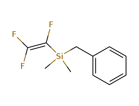 Molecular Structure of 93629-28-8 (Silane, dimethyl(phenylmethyl)(trifluoroethenyl)-)