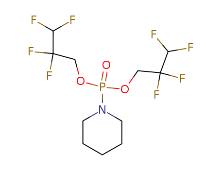 bis(2,2,3,3-tetrafluoropropyl) piperidinophosphonate