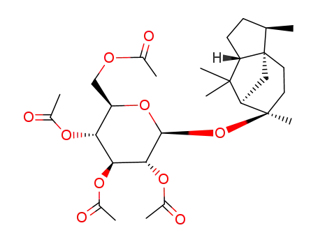 (Cedran-8-yl)-2,3,4,6-tetra-O-acetyl-β-D-glucopyranosid