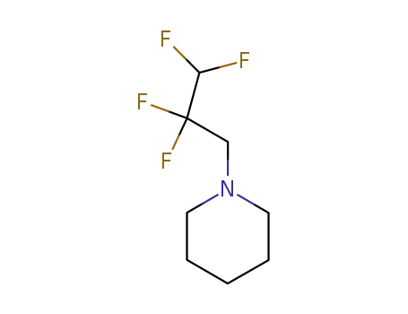 Molecular Structure of 91461-54-0 (Piperidine, 1-(2,2,3,3-tetrafluoropropyl)-)