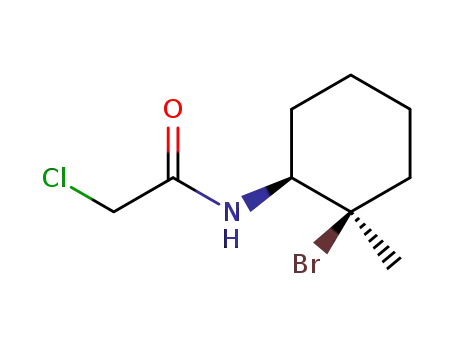 N-((1S,2R)-2-Bromo-2-methyl-cyclohexyl)-2-chloro-acetamide