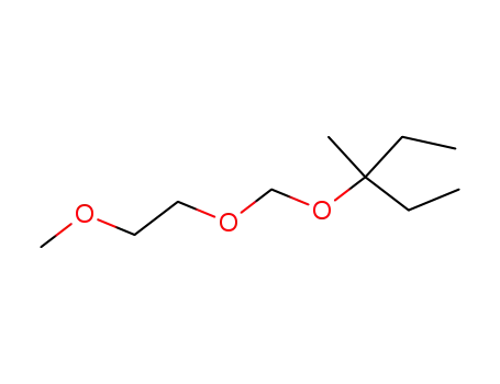Molecular Structure of 88738-44-7 (Pentane, 3-[(2-methoxyethoxy)methoxy]-3-methyl-)