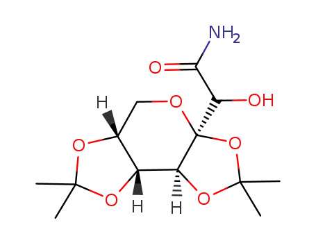 3,4:5,6-di-O-isopropylidene-β-D-arabino-DL-glycero-3-heptulopyranosoamide