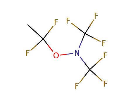 O-(1,1-Difluoro-ethyl)-N,N-bis-trifluoromethyl-hydroxylamine
