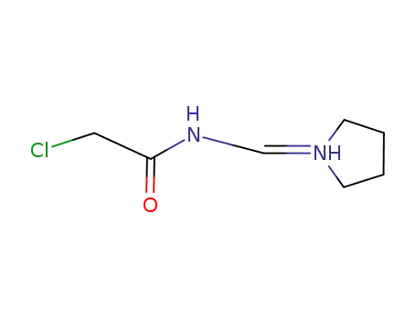 2-Chloro-N-(1λ5-pyrrolidin-1-ylidenemethyl)-acetamide