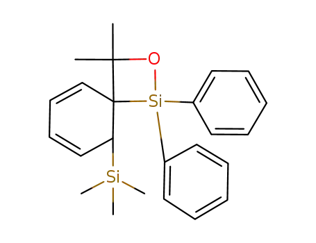 3,3-Dimethyl-1,1-diphenyl-9-trimethylsilanyl-2-oxa-1-sila-spiro[3.5]nona-5,7-diene