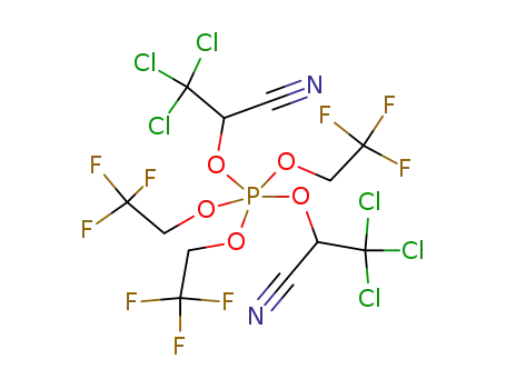 tris(2,2,2-trofluoroethoxy)bis(1-cyano-2,2,2-trichloroethoxy)phosphorane