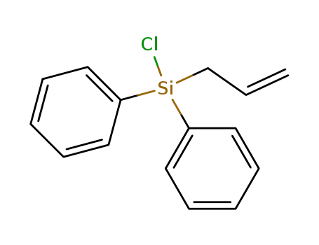 Molecular Structure of 41422-93-9 (Silane, chlorodiphenyl-2-propenyl-)