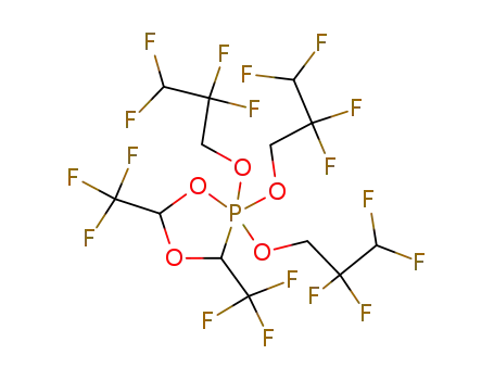 2,2,2-Tris-(2,2,3,3-tetrafluoro-propoxy)-3,5-bis-trifluoromethyl-2λ5-[1,4,2]dioxaphospholane