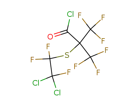 2,2-dichlorotrifluoroethyl 1-chlorocarbonylhexafluoroisopropyl sulfide