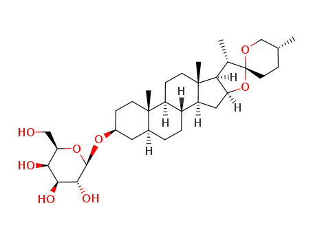 (25R)-5α-spirostan-3β-ol 3-O-β-D-galactopyranoside