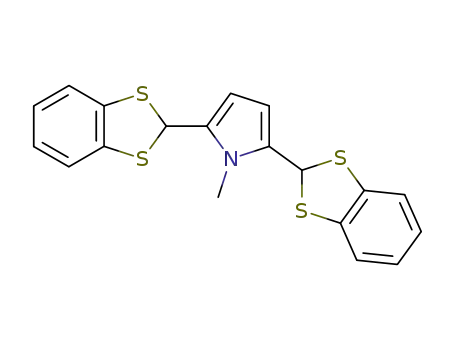 2,5-bis(1,3-benzodithiol-2-yl)-1-methylpyrrole