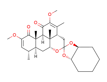 2,12-Dimethoxy-2,12-picradiene-1,11-dione 16-(trans-1,2-cyclohexanediyl ketal)