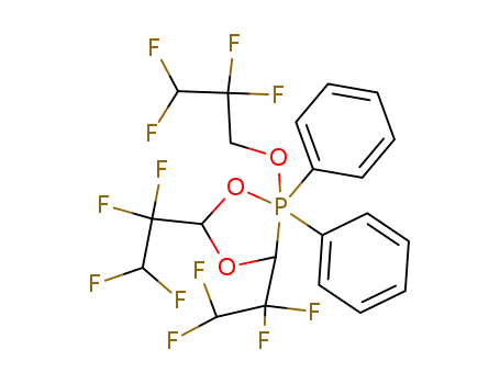 2,2-Diphenyl-3,5-bis-(1,1,2,2-tetrafluoro-ethyl)-2-(2,2,3,3-tetrafluoro-propoxy)-2λ5-[1,4,2]dioxaphospholane