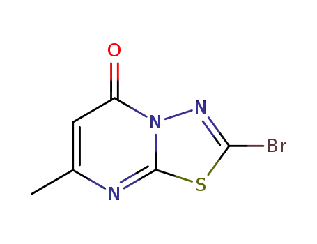 2-bromo-7-methyl-5-oxo-5H-1,3,4-thiadiazolo<3,2-a>pyrimidine