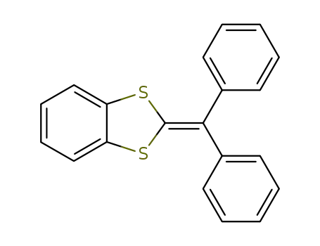 Molecular Structure of 62217-32-7 (1,3-Benzodithiole, 2-(diphenylmethylene)-)