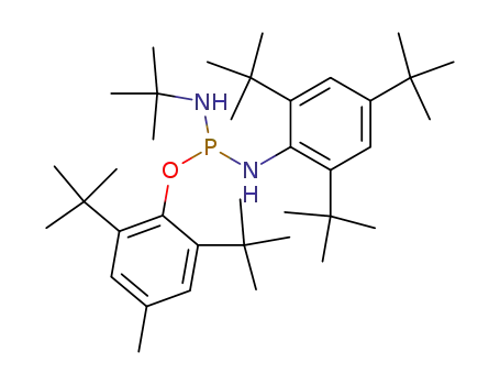 O-(2,6-di-tert-butyl-4-methylphenyl)-N-tert-butyl-N'-<2,4,6-tri(tert-butyl)phenyl>amidophosphite