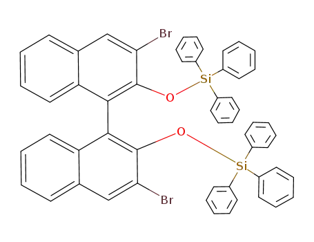 3,3'-Dibromo-2,2'-bis-triphenylsilanyloxy-[1,1']binaphthalenyl