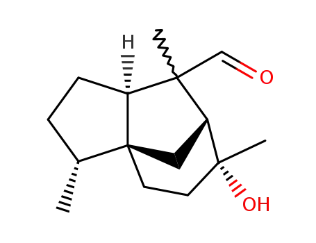 (3R,3aS,6R,7R,8aR)-6-Hydroxy-3,6,8-trimethyl-octahydro-3a,7-methano-azulene-8-carbaldehyde