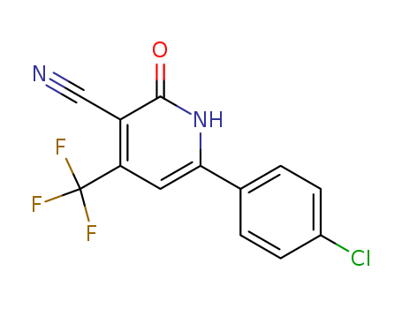 3-Pyridinecarbonitrile,6-(4-chlorophenyl)-1,2-dihydro-2-oxo-4-(trifluoromethyl)-