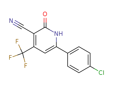 6-(4-Chlorophenyl)-2-hydroxy-4-(trifluoromethyl)nicotinonitrile