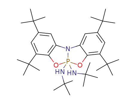 1,1-di-tert-butylamino-5-aza-2,8-dioxa-1-phosphaV-dibenzo<9,9',11,11'-tetra-tert-butyl>-bicyclo<3.3.0>octadiene