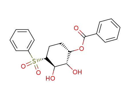1(S)-(benzoyloxy)-4(R)-(phenylsulfonyl)cyclohexane-2(R),3(R)-diol