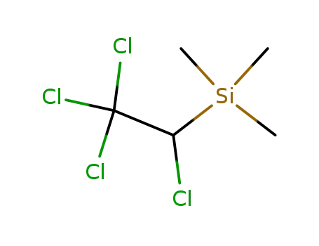Trimethyl-(1,2,2,2-tetrachloro-ethyl)-silane