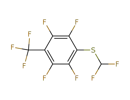 1-Difluoromethylsulfanyl-2,3,5,6-tetrafluoro-4-trifluoromethyl-benzene