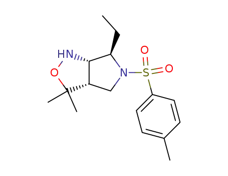 (3aS,6R,6aS)-6-Ethyl-3,3-dimethyl-5-(toluene-4-sulfonyl)-hexahydro-pyrrolo[3,4-c]isoxazole