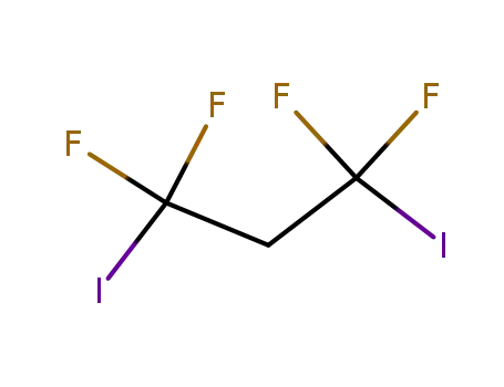 Molecular Structure of 58706-50-6 (Propane, 1,1,3,3-tetrafluoro-1,3-diiodo-)