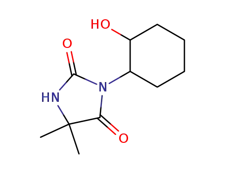3-(2-hydroxy-cyclohexyl)-5,5-dimethyl-imidazolidine-2,4-dione