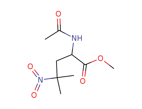 methyl 2-acetylamino-4-methyl-4-nitropentanoate