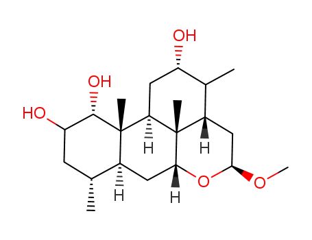 (2S,3aS,5S,6aR,7aS,8R,11R,11aS,11bR,11cS)-5-Methoxy-3,8,11a,11c-tetramethyl-hexadecahydro-6-oxa-benzo[de]anthracene-2,10,11-triol