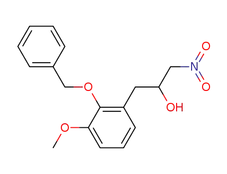 1-(2-Benzyloxy-3-methoxyphenyl)-3-nitropropan-2-ol