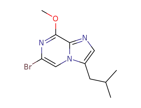 6-bromo-3-(isobutyl)-8-methoxyimidazo[1,2-a]pyrazine