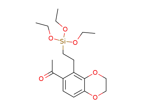 1-[5-(2-triethoxysilyl-ethyl)-2,3-dihydro-benzo[1,4]dioxin-6-yl]ethanone