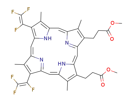 3,8-Bis(trifluorovinyl)deuteroporphyrin dimethyl ester