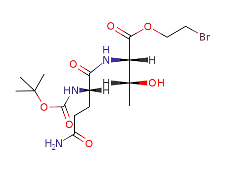 N-tert-Butyloxycarbonyl-L-glutaminyl-L-threonine 2-bromoethyl ester