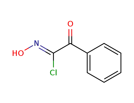 Molecular Structure of 17019-28-2 (Benzeneethanimidoyl chloride, N-hydroxy-alpha-oxo-, (Z)- (9CI))
