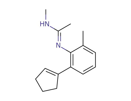 N-(2-cyclopent-1-enyl-6-methyl-phenyl)-N'-methyl-acetamidine