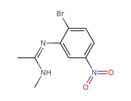 N-(2-bromo-5-nitro-phenyl)-N'-methyl-acetamidine