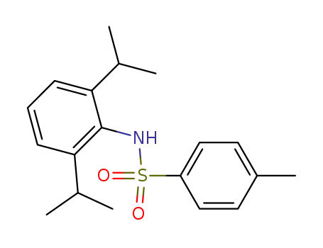 Molecular Structure of 163704-71-0 (1-(4-TOLUENENSULFONYLAMINO)-2,6-DIISOPROPYLBENZENE)