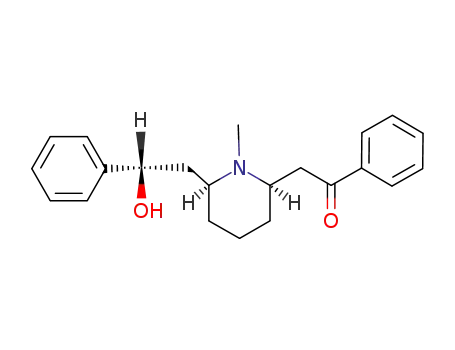 Ethanone,2-[(2R,6S)-6-[(2S)-2-hydroxy-2-phenylethyl]-1-methyl-2-piperidinyl]-1-phenyl-